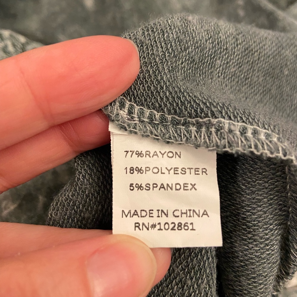 Adore Soft Stretch Jersy Knit Boho Lace Blouse Size Small - Picture 9 of 12